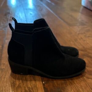 Black Suede Ankle Boots